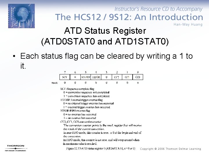 ATD Status Register (ATD 0 STAT 0 and ATD 1 STAT 0) • Each