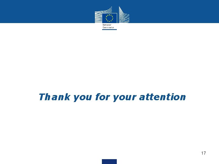 Thank you for your attention 17 