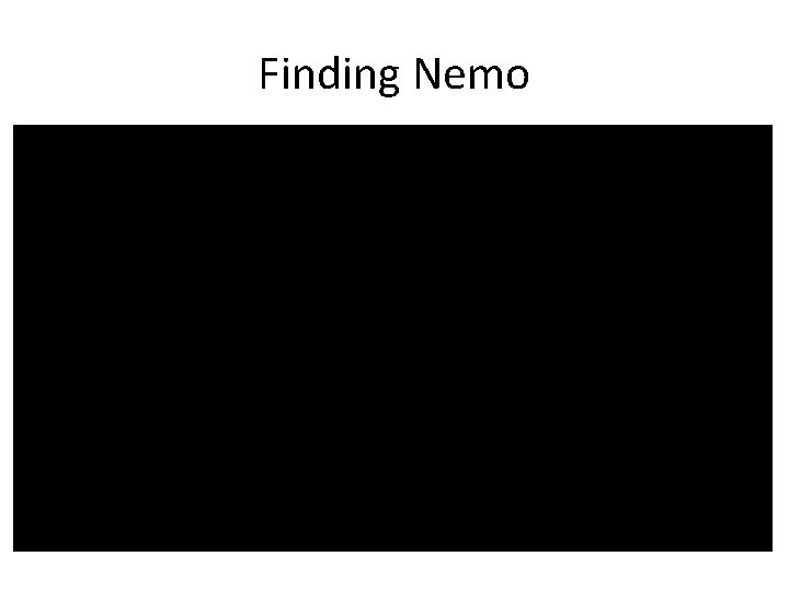 Finding Nemo 