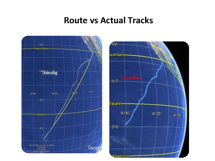 Route vs Actual Tracks Shindig Cinnabar 