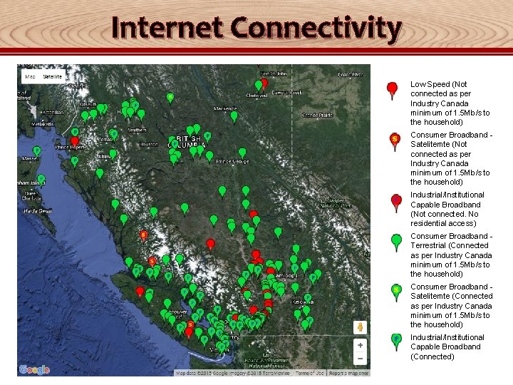 Internet Connectivity Low Speed (Not connected as per Industry Canada minimum of 1. 5