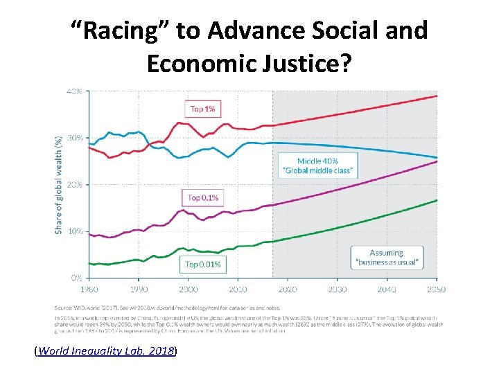 “Racing” to Advance Social and Economic Justice? (World Inequality Lab, 2018) 