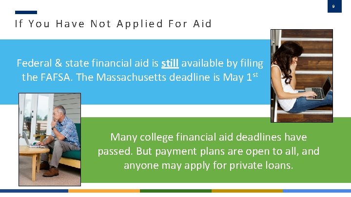 9 If You Have Not Applied For Aid Federal & state financial aid is