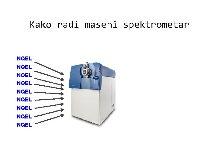 Kako radi maseni spektrometar NQEL NQEL NQEL 
