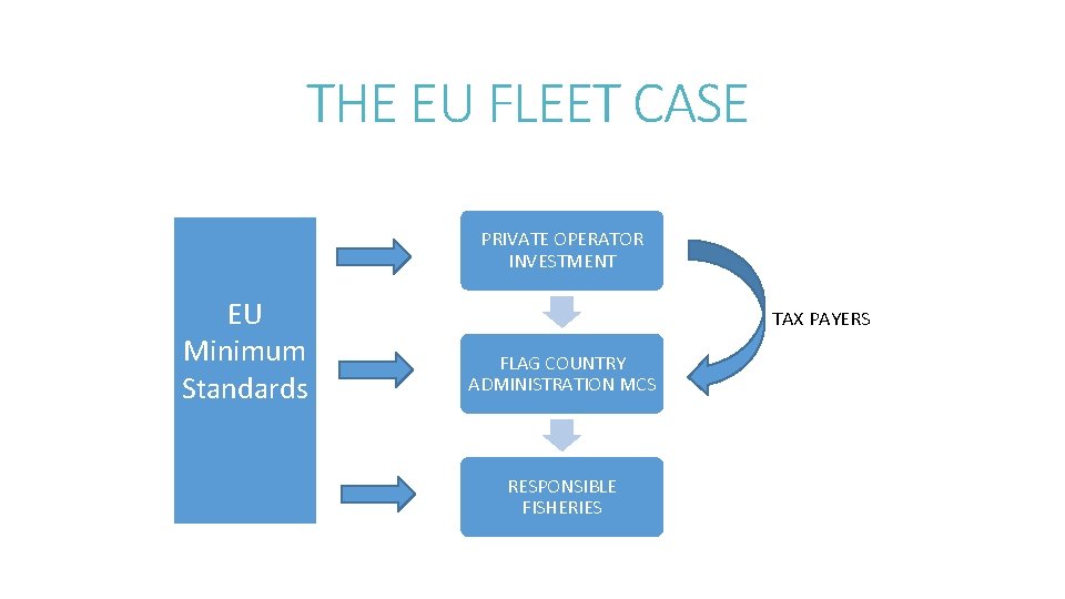 THE EU FLEET CASE PRIVATE OPERATOR INVESTMENT EU Minimum Standards TAX PAYERS FLAG COUNTRY