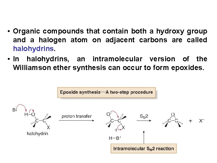  • Organic compounds that contain both a hydroxy group and a halogen atom