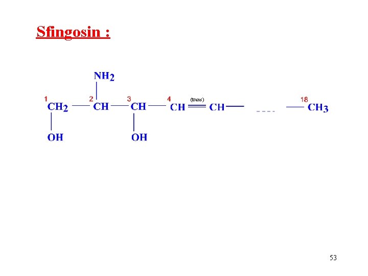 Sfingosin : (trans) 53 