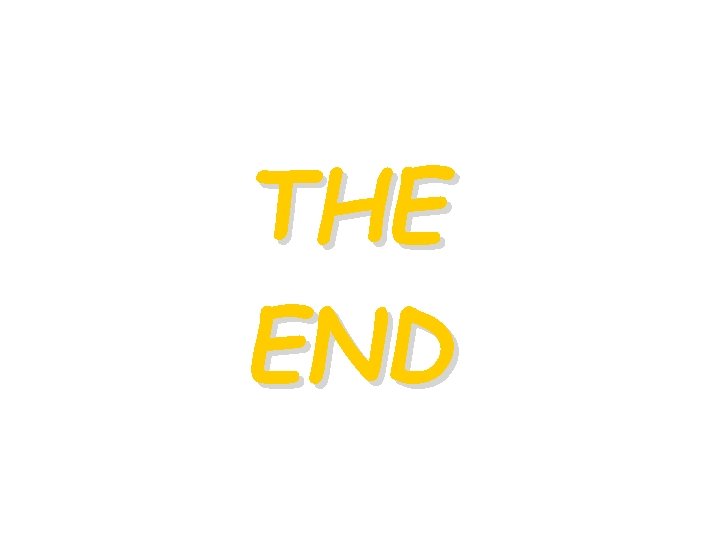 THE END 