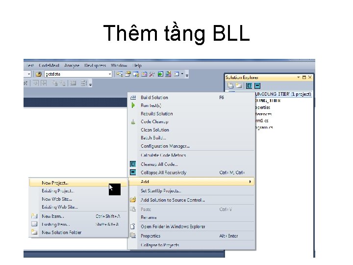 Thêm tầng BLL 