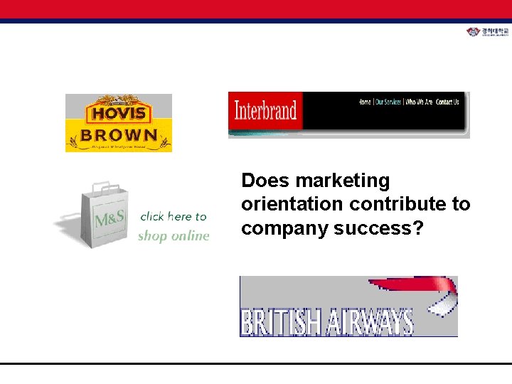 Does marketing orientation contribute to company success? 