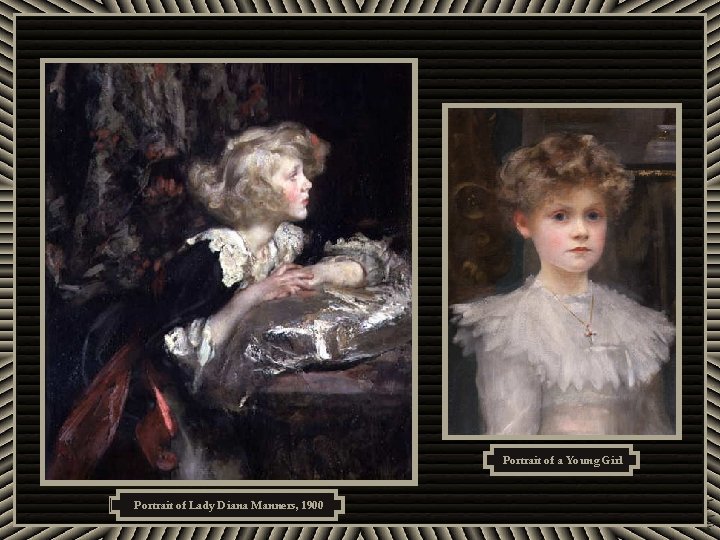 Portrait of a Young Girl Portrait of Lady Diana Manners, 1900 