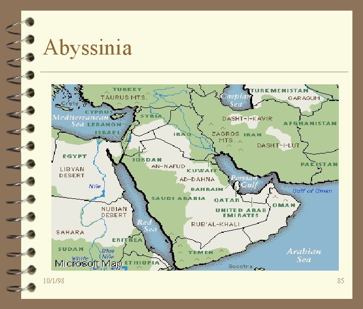 Abyssinia 10/1/98 85 