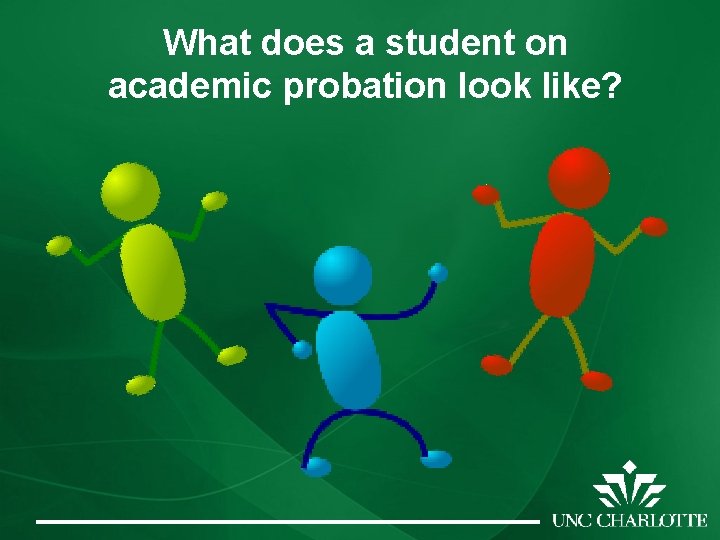 What does a student on academic probation look like? 