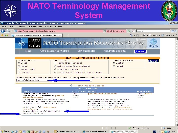 NATO Terminology Management System 25 septembra 2020 Liptovský Mikuláš 20 20 