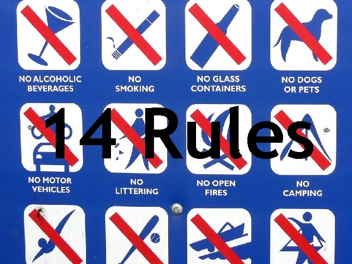 14 Rules 