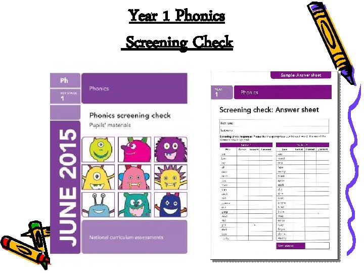 Year 1 Phonics Screening Check 
