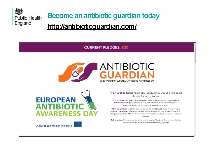 Become an antibiotic guardian today http: //antibioticguardian. com/ 