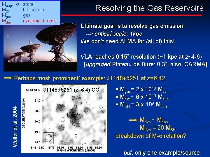 Mbulge, MBH Mgas Mdyn stars black hole gas dynamical mass Resolving the Gas Reservoirs