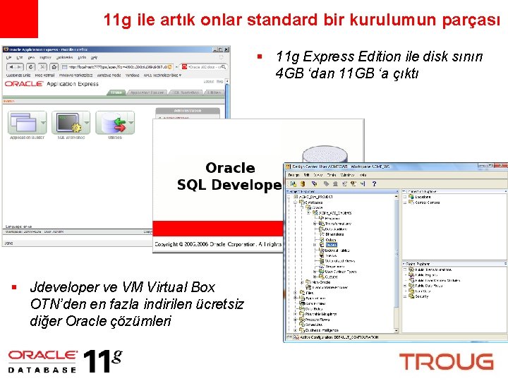 11 g ile artık onlar standard bir kurulumun parçası § 11 g Express Edition