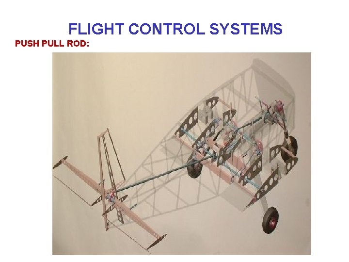 FLIGHT CONTROL SYSTEMS PUSH PULL ROD: 