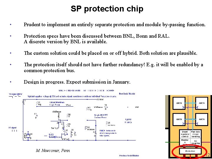 SP protection chip • Prudent to implement an entirely separate protection and module by-passing