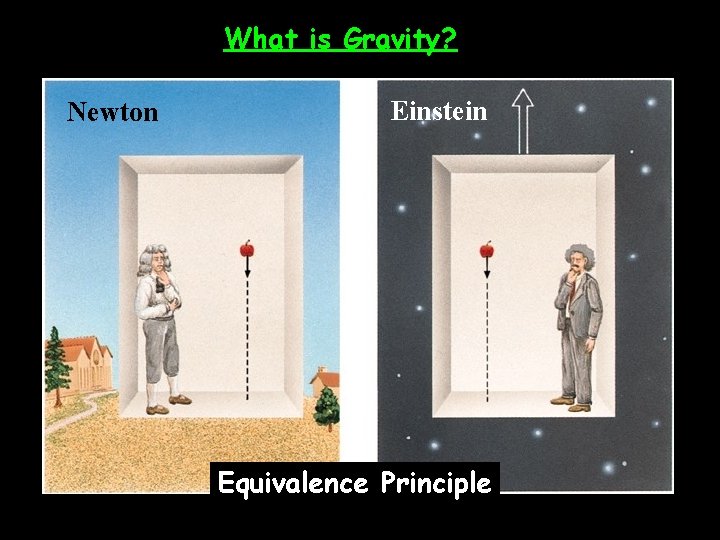 What is Gravity? Newton Einstein Equivalence Principle 