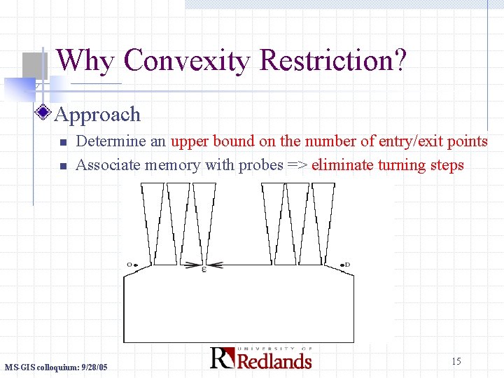 Why Convexity Restriction? Approach n n Determine an upper bound on the number of