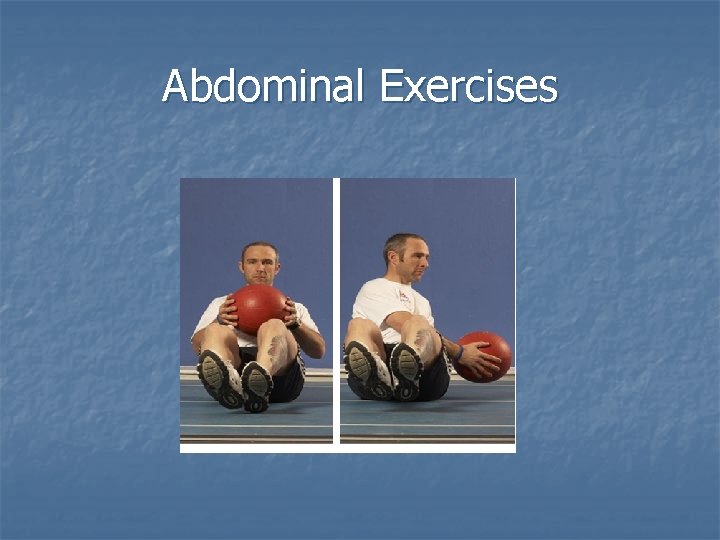 Abdominal Exercises 