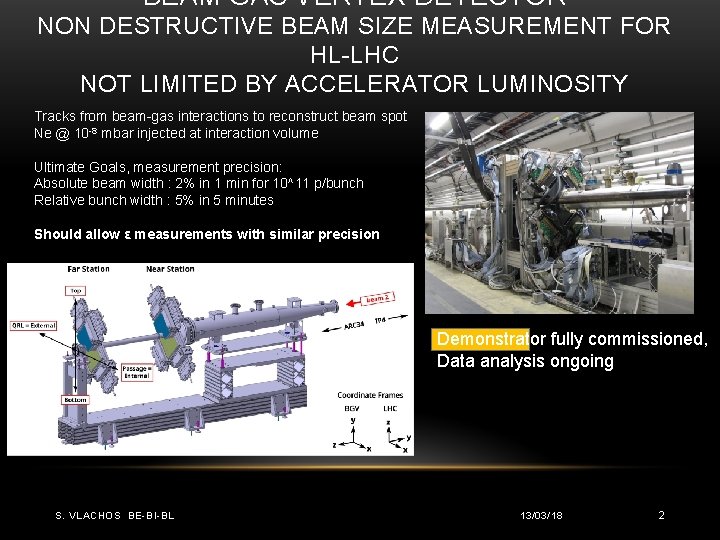 BEAM GAS VERTEX DETECTOR NON DESTRUCTIVE BEAM SIZE MEASUREMENT FOR HL-LHC NOT LIMITED BY