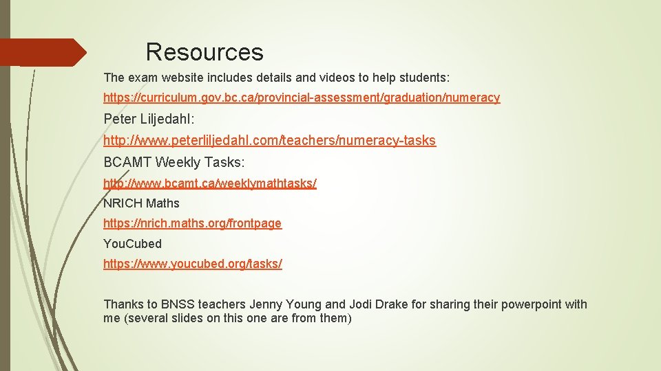 Resources The exam website includes details and videos to help students: https: //curriculum. gov.