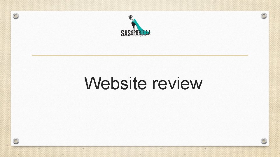 Website review 