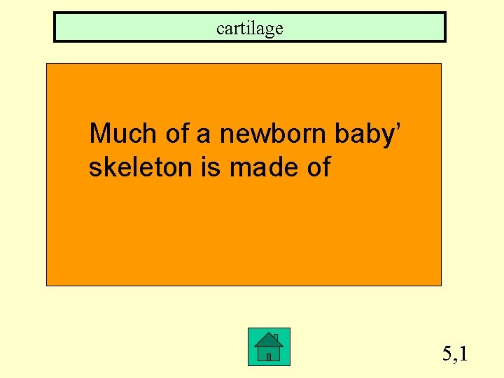 cartilage Much of a newborn baby’ skeleton is made of 5, 1 