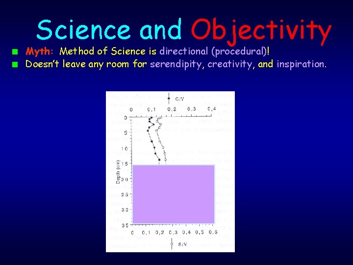 Science and Objectivity n n Myth : Method of Science is directional (procedural)! Doesn’t