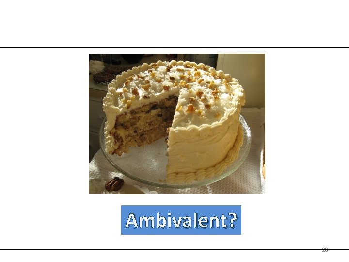 Ambivalent? 20 