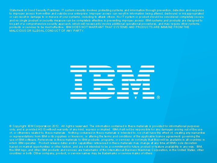 Statement of Good Security Practices: IT system security involves protecting systems and information through
