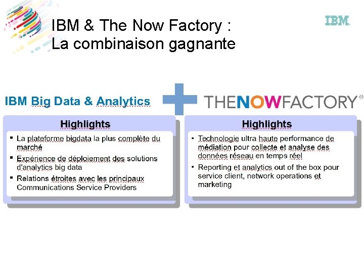 IBM & The Now Factory : La combinaison gagnante 