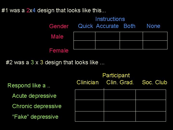 #1 was a 2 x 4 design that looks like this. . . Instructions