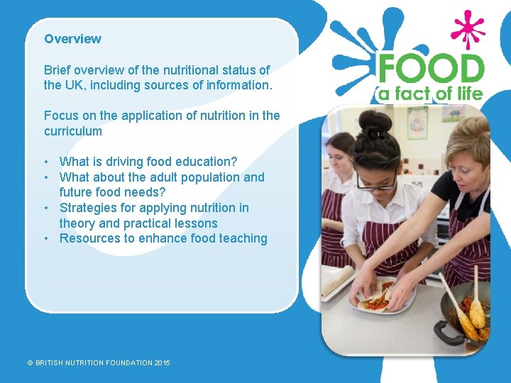 Overview Brief overview of the nutritional status of the UK, including sources of information.