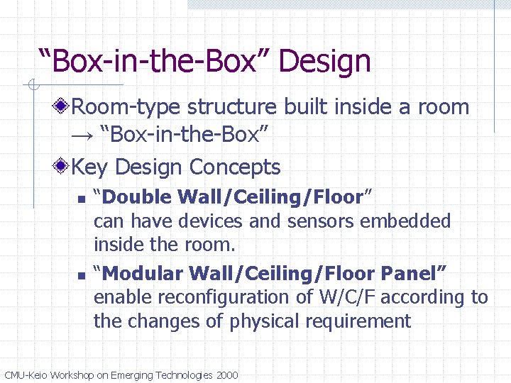 SSLab Smart Space Lab Project Project Overview and