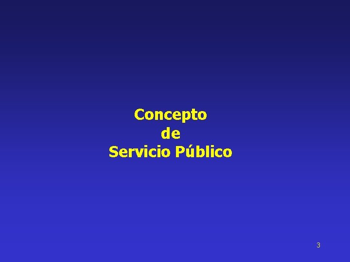 Concepto de Servicio Público 3 