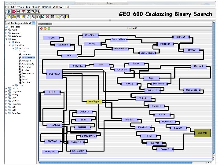 GEO 600 Coalescing Binary Search Triana Prototype 