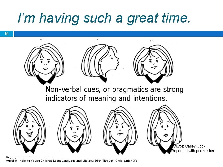 I’m having such a great time. 16 Non-verbal cues, or pragmatics are strong indicators