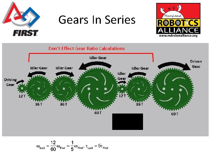 Gears In Series Don’t Effect Gear Ratio Calculations 