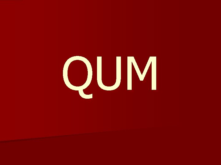 QUM 