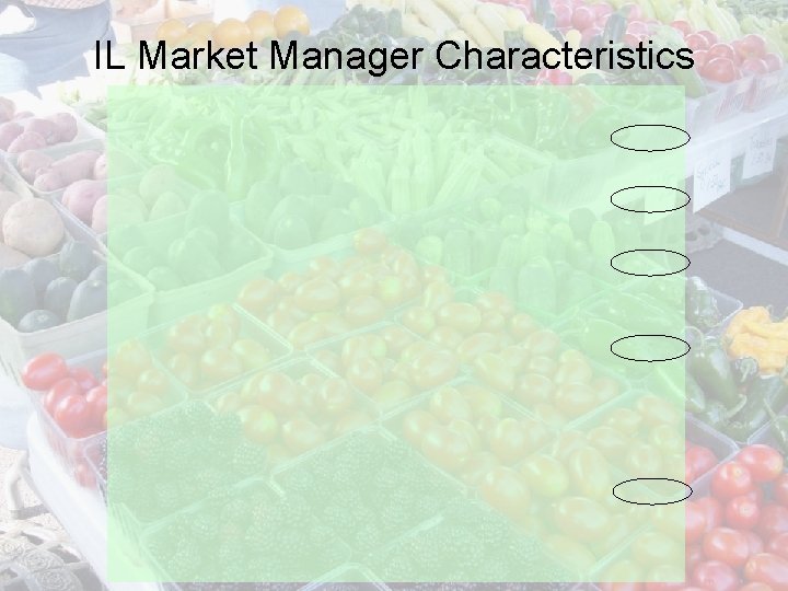 IL Market Manager Characteristics 