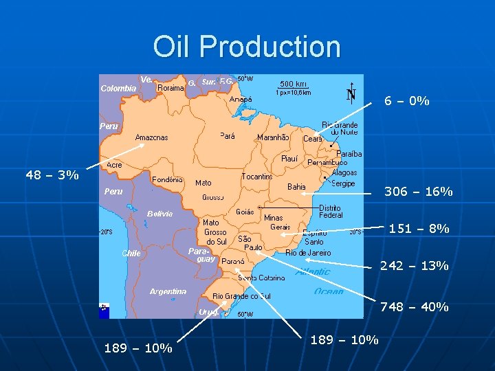 Oil Production 6 – 0% 48 – 3% 306 – 16% 151 – 8%