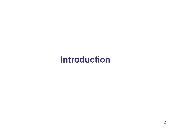 Introduction 2 