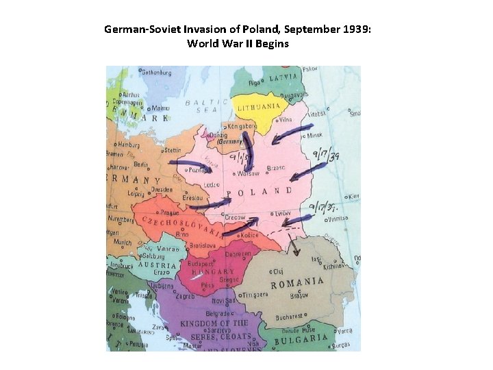 German-Soviet Invasion of Poland, September 1939: World War II Begins 