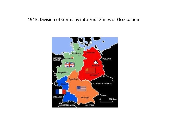 1945: Division of Germany into Four Zones of Occupation 