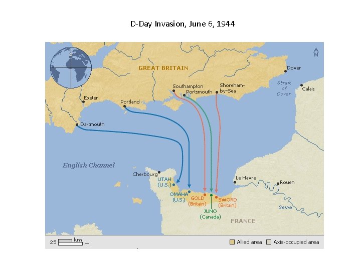 D-Day Invasion, June 6, 1944 